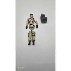 Vintage 1986 Hasbro G.I. Joe Mainframe V1 3.75" Action Figure W/‎ Backpack Great